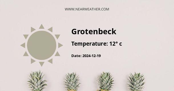 Weather in Grotenbeck