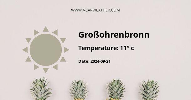 Weather in Großohrenbronn