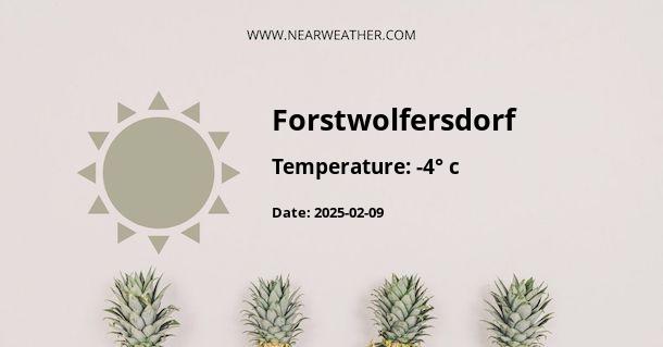 Weather in Forstwolfersdorf