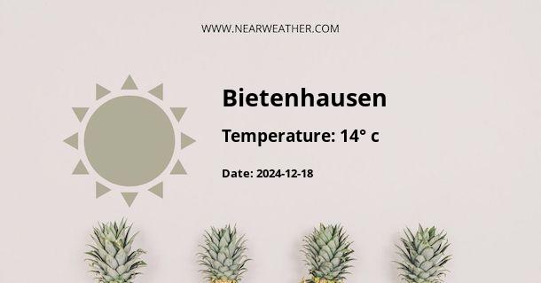 Weather in Bietenhausen