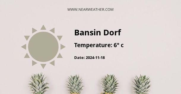 Weather in Bansin Dorf