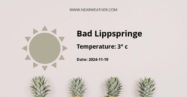 Weather in Bad Lippspringe