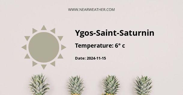 Weather in Ygos-Saint-Saturnin