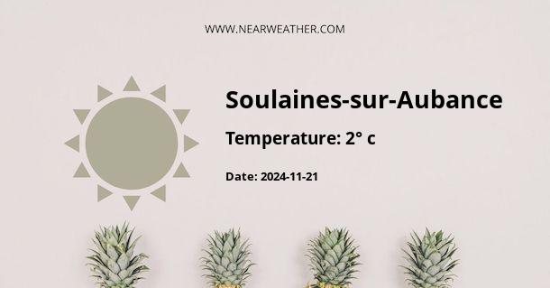 Weather in Soulaines-sur-Aubance