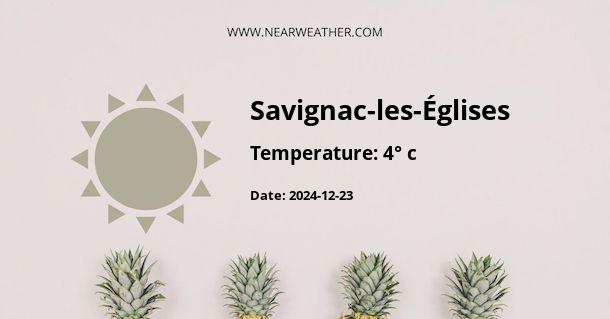 Weather in Savignac-les-Églises