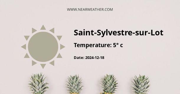 Weather in Saint-Sylvestre-sur-Lot