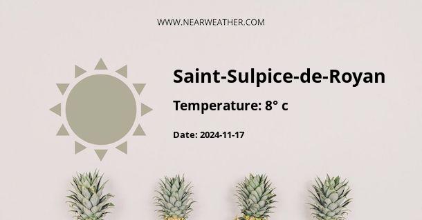 Weather in Saint-Sulpice-de-Royan