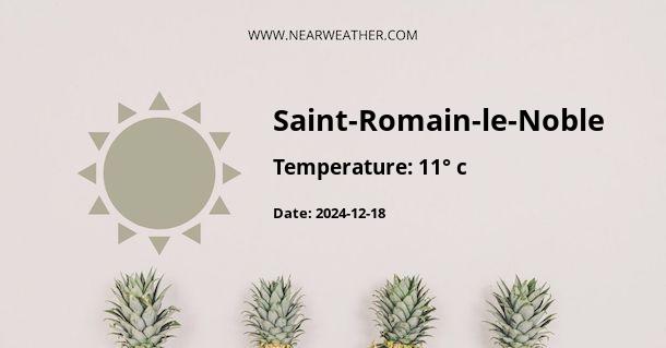 Weather in Saint-Romain-le-Noble