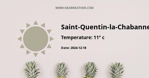 Weather in Saint-Quentin-la-Chabanne