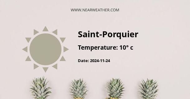 Weather in Saint-Porquier