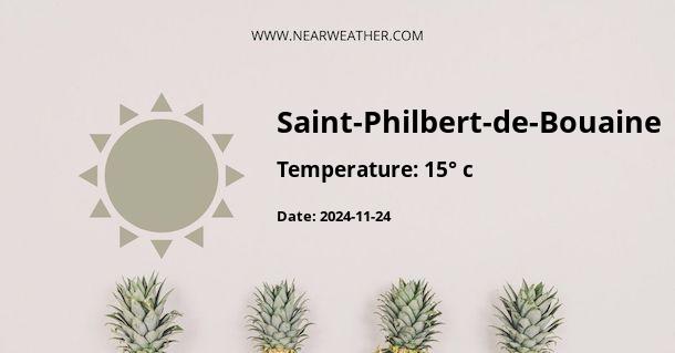 Weather in Saint-Philbert-de-Bouaine