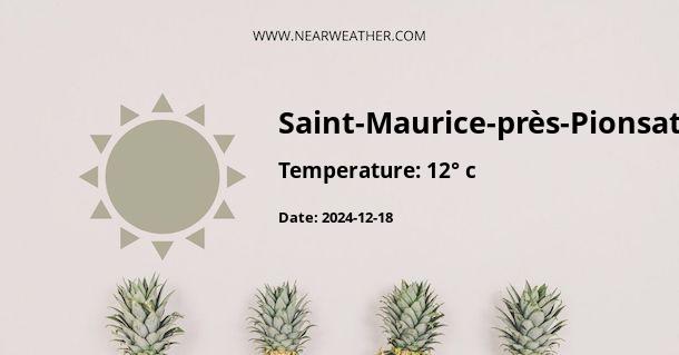 Weather in Saint-Maurice-près-Pionsat