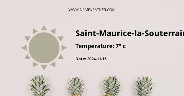 Weather in Saint-Maurice-la-Souterraine