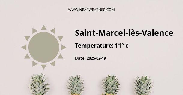 Weather in Saint-Marcel-lès-Valence