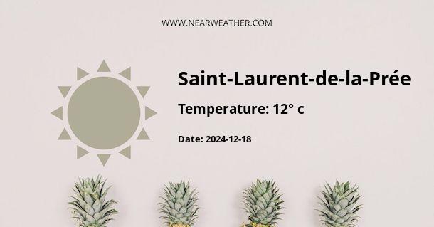 Weather in Saint-Laurent-de-la-Prée