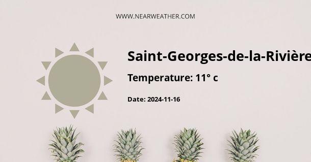 Weather in Saint-Georges-de-la-Rivière