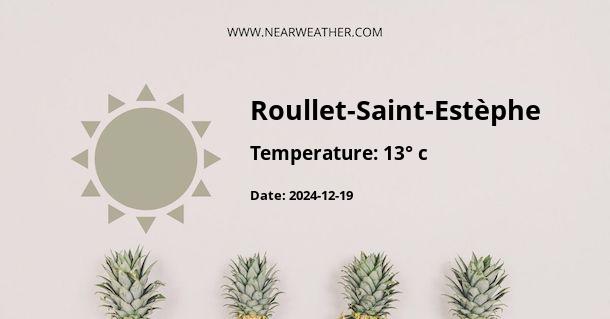 Weather in Roullet-Saint-Estèphe