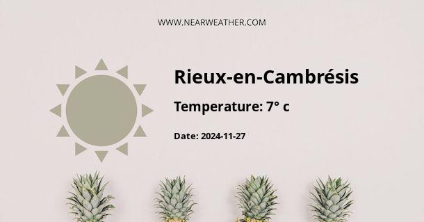 Weather in Rieux-en-Cambrésis