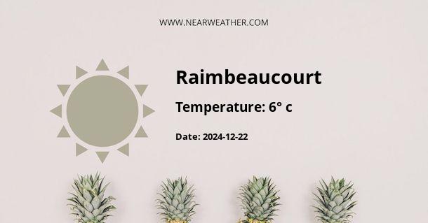 Weather in Raimbeaucourt