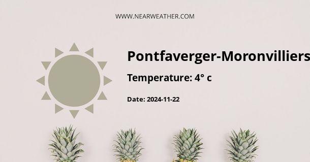 Weather in Pontfaverger-Moronvilliers