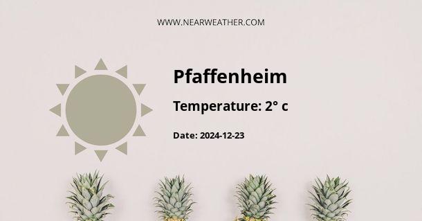 Weather in Pfaffenheim