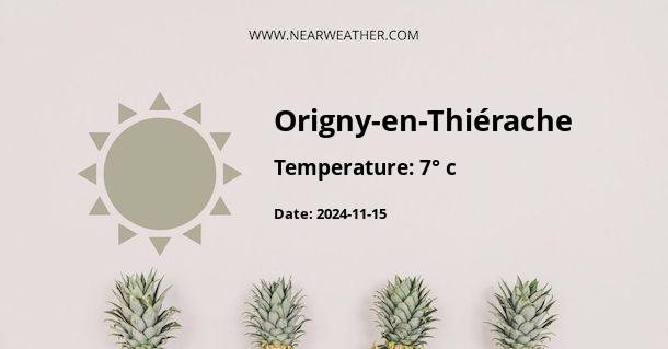 Weather in Origny-en-Thiérache