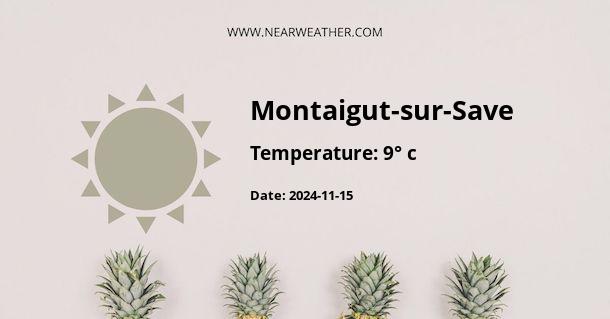 Weather in Montaigut-sur-Save