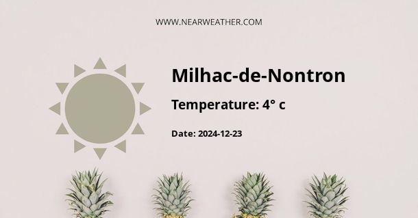 Weather in Milhac-de-Nontron