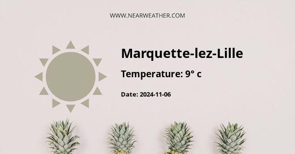 Weather in Marquette-lez-Lille