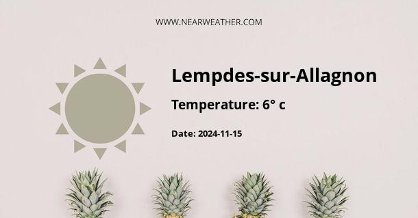 Weather in Lempdes-sur-Allagnon