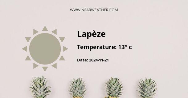 Weather in Lapèze