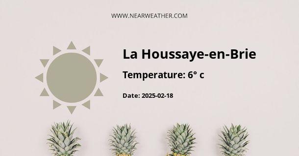 Weather in La Houssaye-en-Brie