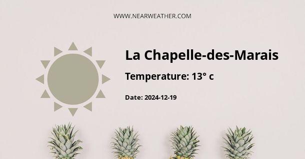 Weather in La Chapelle-des-Marais