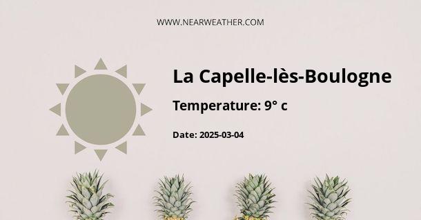 Weather in La Capelle-lès-Boulogne