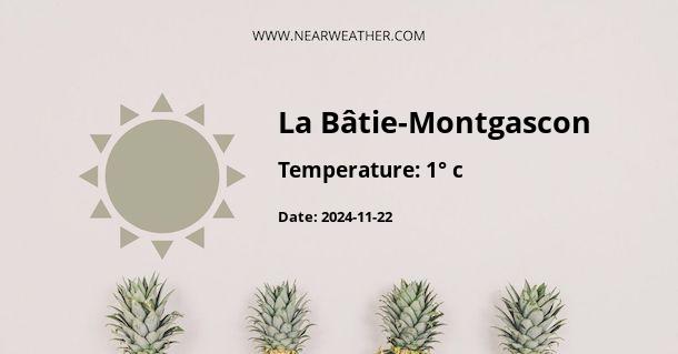 Weather in La Bâtie-Montgascon