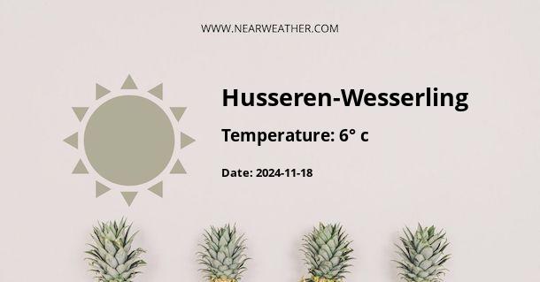 Weather in Husseren-Wesserling