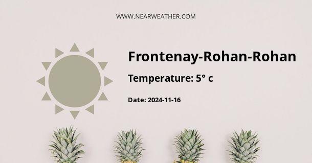 Weather in Frontenay-Rohan-Rohan