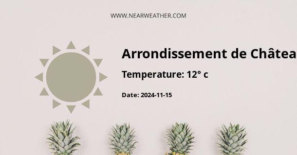 Weather in Arrondissement de Château-Chinon (Ville)