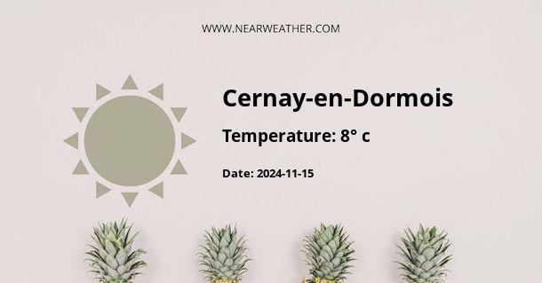 Weather in Cernay-en-Dormois