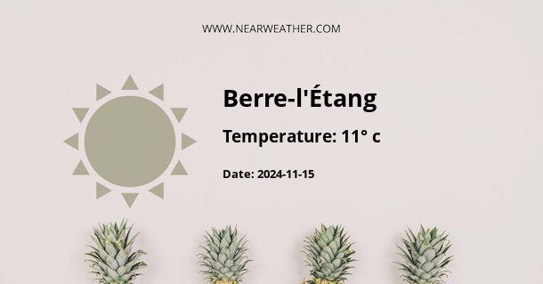 Weather in Berre-l'Étang