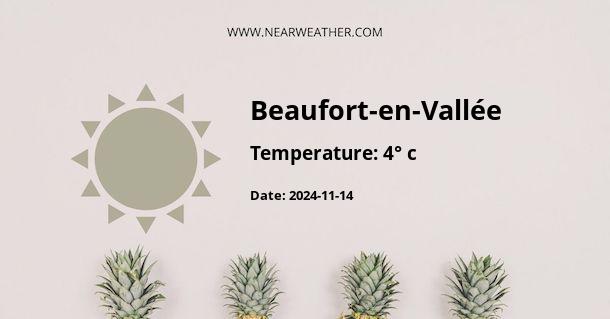 Weather in Beaufort-en-Vallée