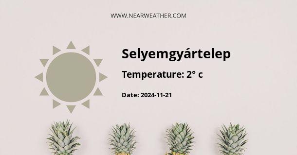 Weather in Selyemgyártelep