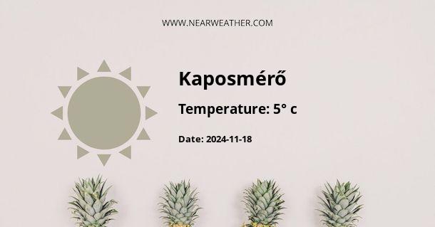 Weather in Kaposmérő