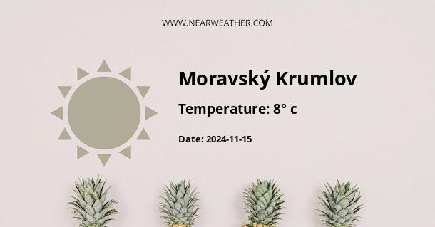 Weather in Moravský Krumlov