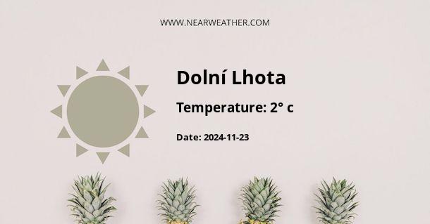 Weather in Dolní Lhota