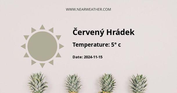 Weather in Červený Hrádek