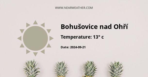 Weather in Bohušovice nad Ohří