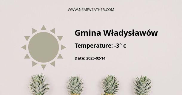 Weather in Gmina Władysławów