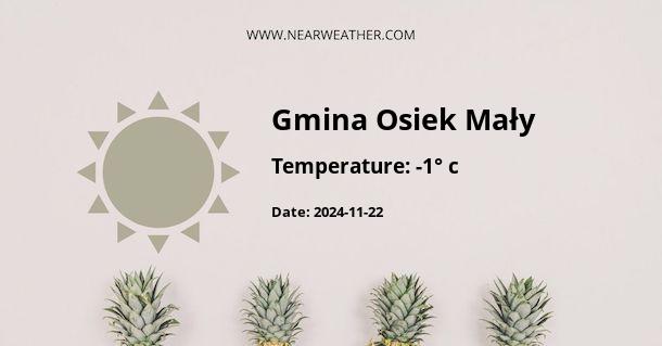 Weather in Gmina Osiek Mały