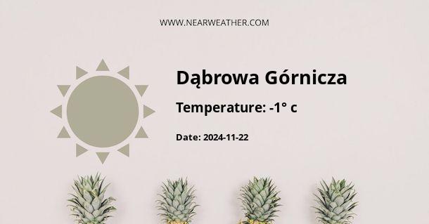 Weather in Dąbrowa Górnicza